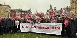 Protesting farmers warn of 'ticking time bomb'