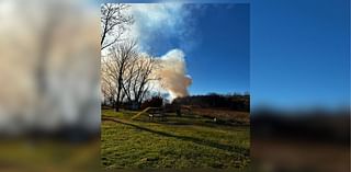 Brush fire breaks out Friday afternoon in Cameron Mills