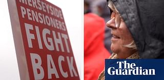 Pensioners protest outside Labour conference over cuts to winter fuel payments – video