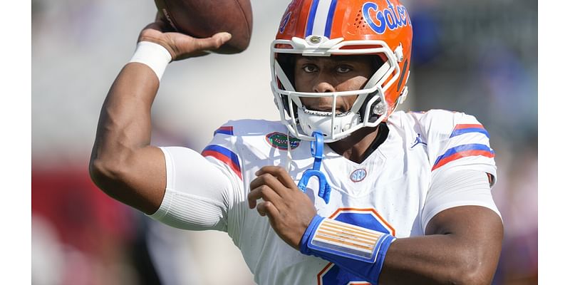 Florida freshman QB DJ Lagway leaves ‘Cocktail Party’ with an apparent hamstring injury