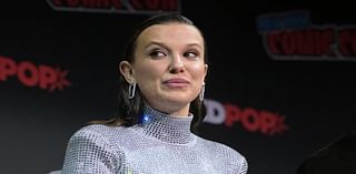 Millie Bobby Brown stuns in sparkly playsuit with Electric State co-star Chris Pratt at New York Comic Con