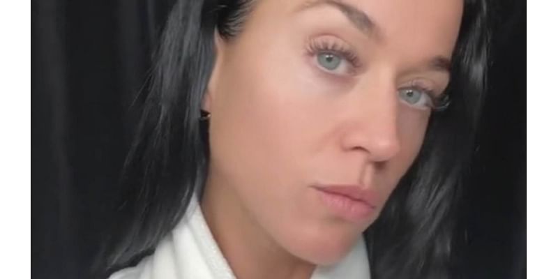 Katy Perry shares behind-the-scenes look at her incredible makeup transformation from bare-faced to full glam for AFL Grand Final performance