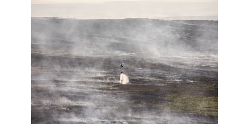 Survey shows ‘few signs’ of peat recovering years after dramatic moorland blaze