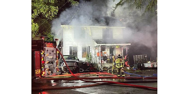 Monday morning fire in Melcroft displaces six