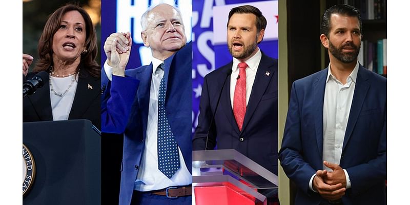 VP Harris, Gov. Walz, Sen. Vance, Donald Trump Jr. to visit Arizona during the same week