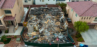 A Las Vegas house fire claimed 4 lives. Now, the home is mostly demolished