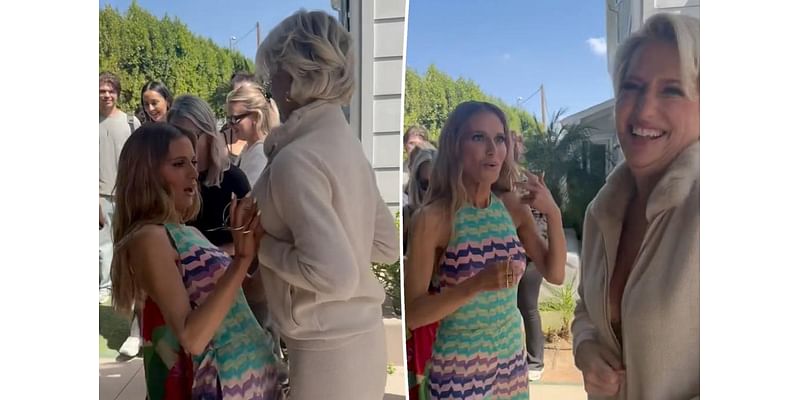 ‘RHOBH’ star Dorit Kemsley feels up Dorinda Medley’s breasts, pretends to motorboat ‘RHONY’ alum