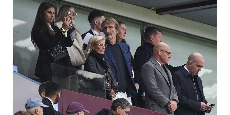 Ratcliffe flies in to watch Man United at Aston Villa with severe pressure on Ten Hag