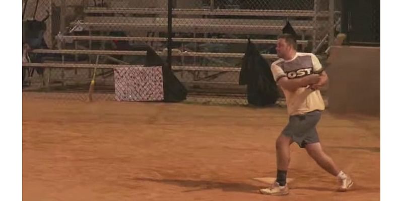 Men Opposing Sex Trafficking 49 hours from softball world record