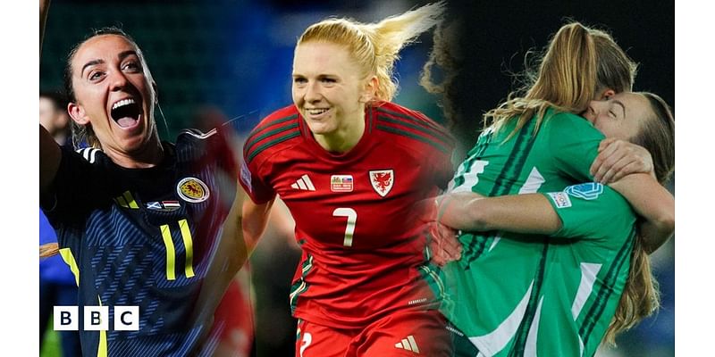 Euro 2025: Wales, Northern Ireland and Scotland go to play-offs