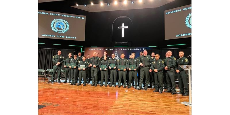 Escambia County Sheriff’s Office celebrates Law Enforcement Training Academy graduation Class 24-02