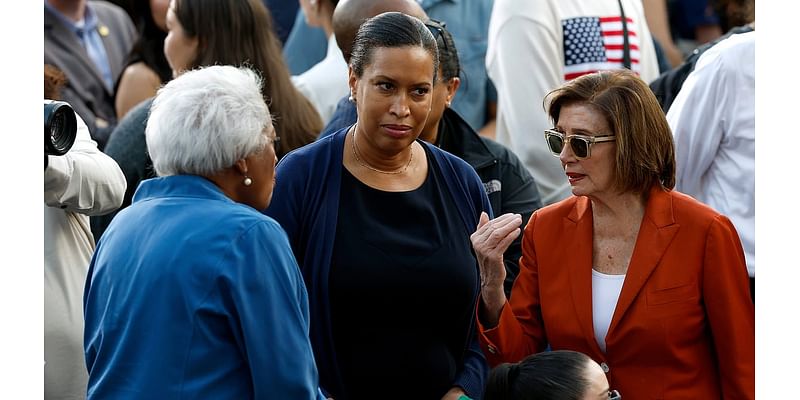 Nancy Pelosi's heated exchange at Kamala Harris' concession sparks conspiracy theories