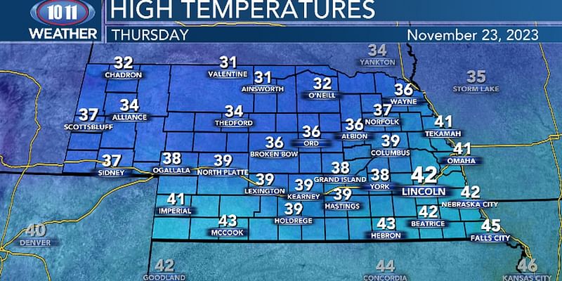 Thanksgiving Day Forecast: Cooler and Breezy