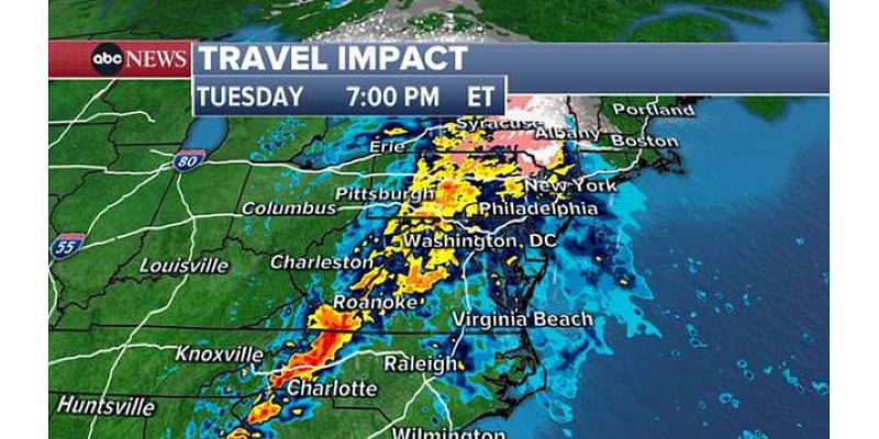 Thanksgiving storm live updates: Severe weather threatens travel