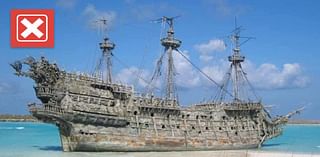 No, post about 1700s ghost ship washed ashore near St. Augustine after Hurricane Milton isn't true