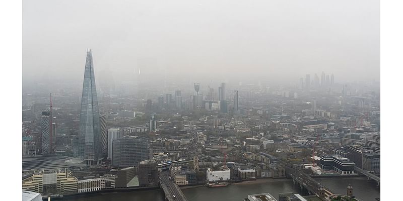 Finally, we might see the sun again! Forecasters name date 'anticlyclonic gloom' is set to clear after weeks of windless and rainless murk