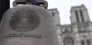 Notre Dame marks arrival of Paris Olympics’ iconic trackside bell as cathedral reopening nears