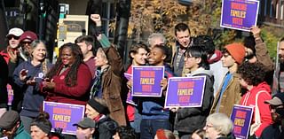 Working Families Party, UAW union members rally for Democrats in Ithaca