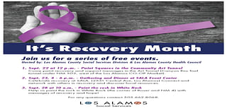 County Announces Series Of Free Events For Recovery Month