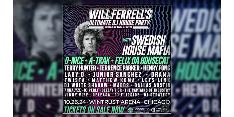 Will Ferrell to host charity DJ show with Swedish House Mafia in Chicago