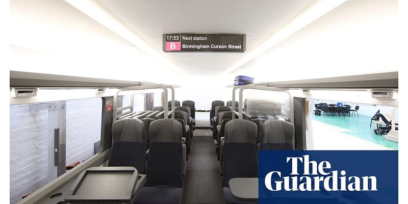 ‘Best-in-class’ seats and no bog-standard loos: first look at HS2 train interiors