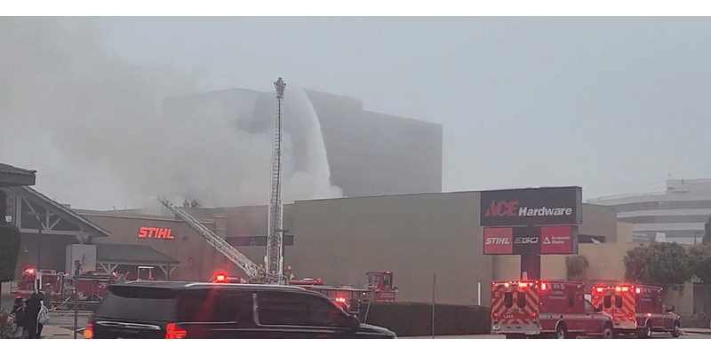 Firefighters Battle Blaze at Vacant Sawtelle Commercial Building on Bundy Drive