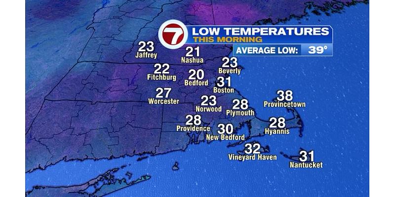 Cold to chilly Sunday - Boston News, Weather, Sports