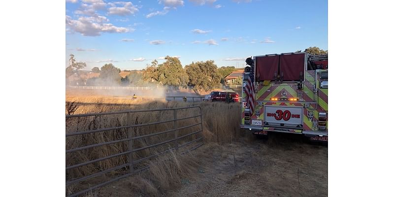 Firefighters contain Paso Robles wildland fire near Barley Grain Road