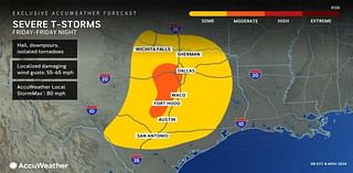 Severe storms to rattle, rain to flood southern Plains