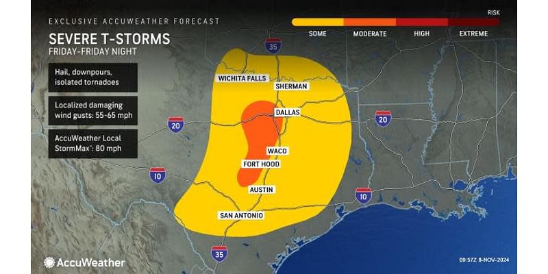 Severe storms to rattle, rain to flood southern Plains