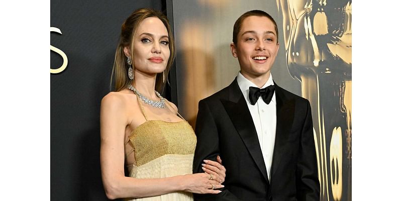 Angelina Jolie's Son Knox, 16, Stands Taller Than Mom in Rare Red Carpet Appearance at Governor's Awards