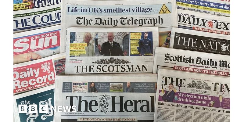 Scotland's papers: Voters head to the polls and Biden considers exit