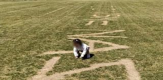 Jewish group slams anti-semitic graffiti mowed into grass on a Melbourne sporting field