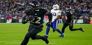 Ravens RB Derrick Henry is running hard — and way ahead of schedule