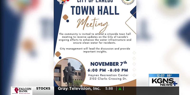 Laredo town hall to discuss water system updates