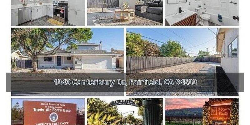 4 Bedroom Home in FAIRFIELD - $499,000