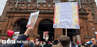 Vigil held in Glasgow ahead of 7 October attacks anniversary