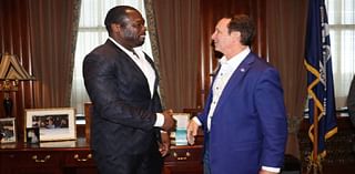 Rapper 50 Cent meets with Louisiana Gov. Jeff Landry