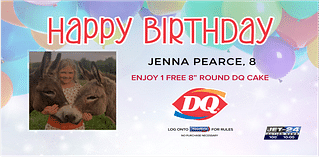 Birthdays- Jenna Pearce, 8