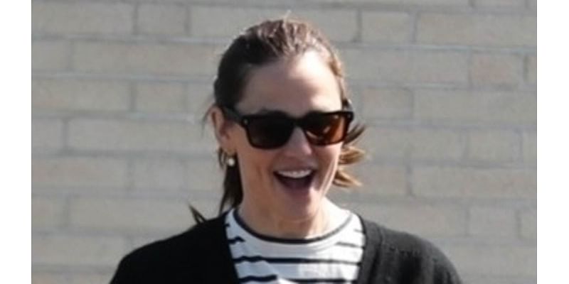 Jennifer Garner enjoys mother-son time with her and Ben Affleck's youngest child Samuel, 12, while grocery shopping in Los Angeles