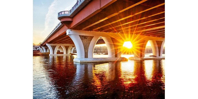 Snapshot: Sunrise At Scudder Falls Bridge