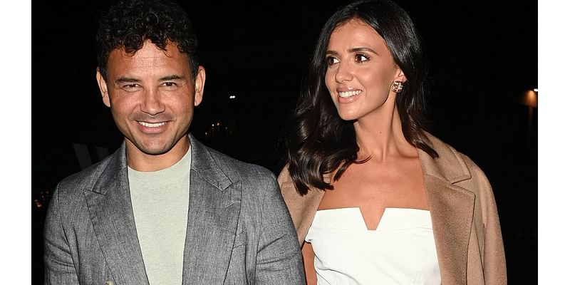 Ryan Thomas and his glamorous fiancé Lucy Mecklenburgh take time off parenting duties to enjoy a romantic date