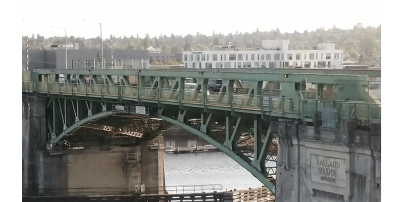 Ballard Bridge will be open this weekend, repair work canceled