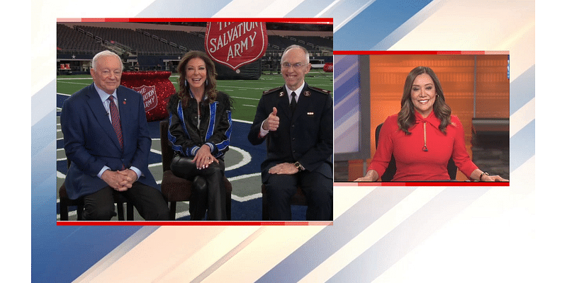 Dallas Cowboys team up with Salvation Army for 27th year of Red Kettle Campaign