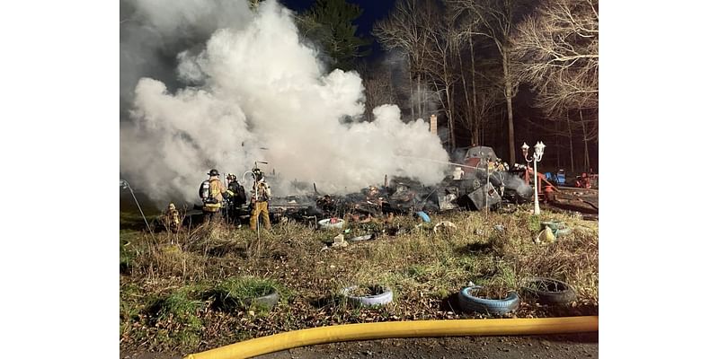 Thornhurst fire destroys home