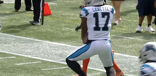 Xavier Legette scored his first NFL TD then pretended to ride a horse