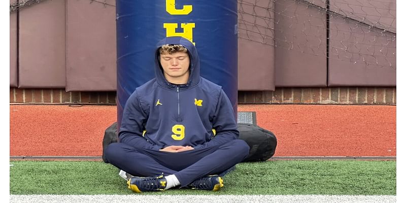 J.J. McCarthy's meditation routine helps him clear mind to lead No. 3 Michigan vs. No. 2 Ohio State