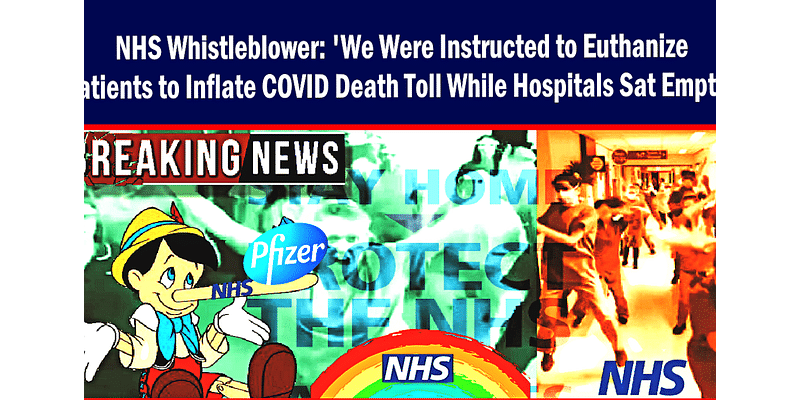 NHS Whistleblower: ‘We Were Instructed to Euthanize Patients to Inflate COVID Death Toll While Hospitals Sat Empty!’