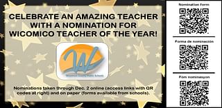 Nominate the next Wicomico Teacher of the Year