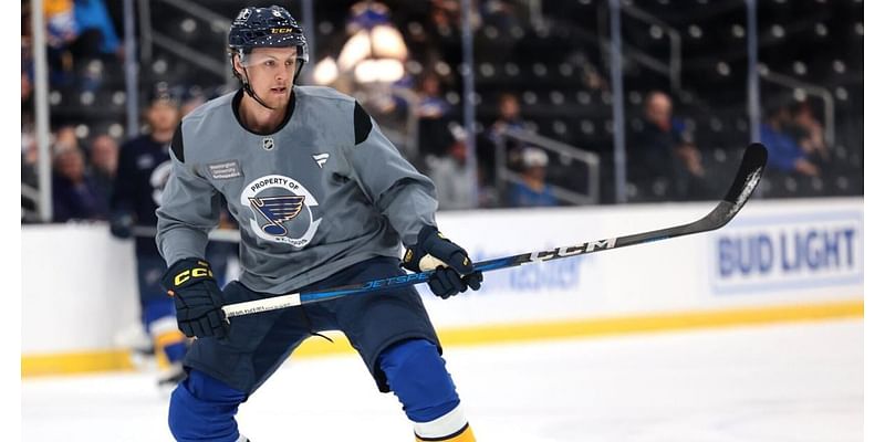 Defenseman Philip Broberg makes 'excellent' first impression early in Blues camp